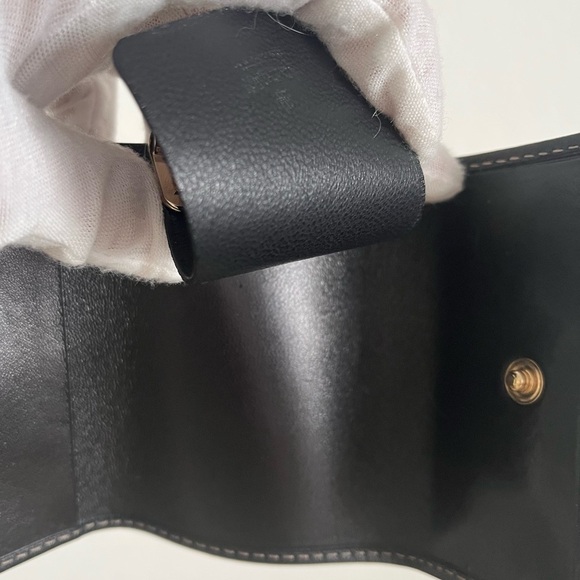 Vintage Gucci GG Black Leather Key Holder Box Controllato BNWOT - Picture 14 of 16